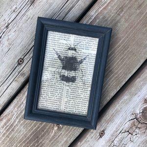 Framed Newspaper Print